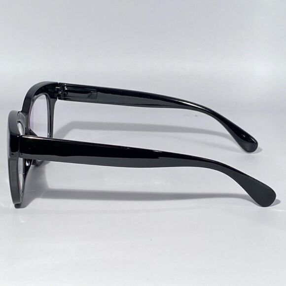0555 Mona Reading Glasses Black Oversize 2.50 Readers Eyeglasses NWT - Picture 3 of 8